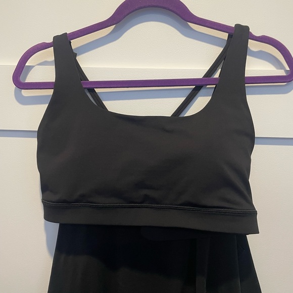 Fabletics Sport Tank! black tank featuring a built-in sports bra Women’s size XL - Picture 7 of 8